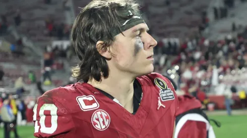 John Mateer #10 of the Oklahoma Sooners.
