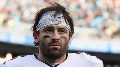 Baker Mayfield quarterback of the Tampa Bay Buccaneers
