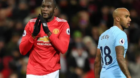 Lukaku fue el "villano" del derbi de Manchester.
