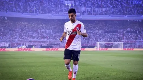 El Pity Martínez en el Monumental, donde juega hace casi cuatro años.
