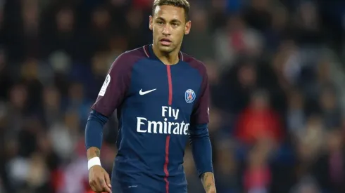 Neymar, con la piel de PSG, en un partido de la Ligue 1.
