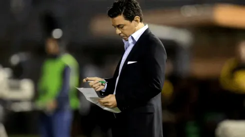 ANOTA Y RESPONDE. Marcelo Gallardo firmó por cuatro años con River.
