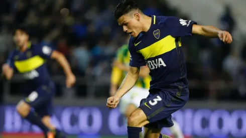 Silva, con la camiseta de Boca.
