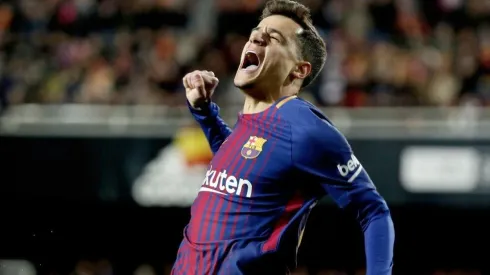 LLEGÓ EL PRIMERO. Coutinho anotó su primer gol como jugador del Barcelona.
