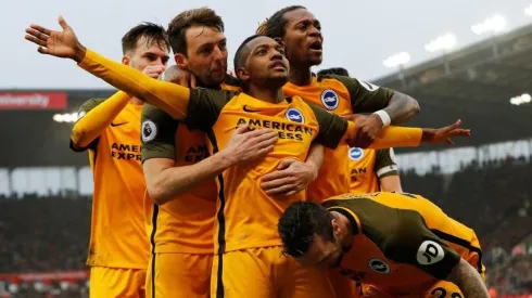 EL HÉROE. José Izquierdo celebra su golazo contra Stoke City en la Premier League.
