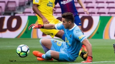 Leandro Chichizola ante Barcelona.
