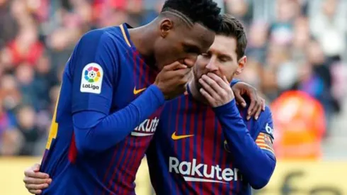 Por culpa de Messi, Yerry Mina llegó mareado al Camp Nou