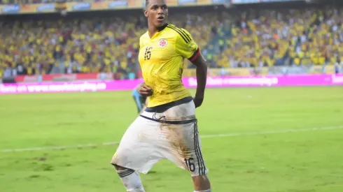 Yerry Mina en la Selección Colombia.
