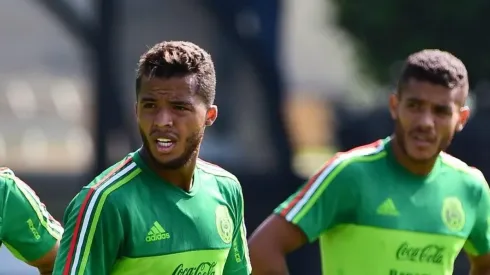 UNIDOS EN EL TRI. Los hermanos durante un entrenamiento con la Selección de México.
