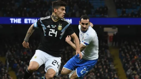 Perotti en la Selección Argentina.
