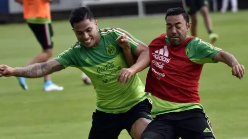 Fabián y Salcedo son muy amigos desde antes de jugar en Frankfurt
