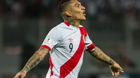 Paolo Guerrero en la Selección Peruana.
