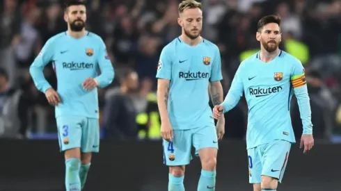 Messi no jugó un buen partido ante Roma.
