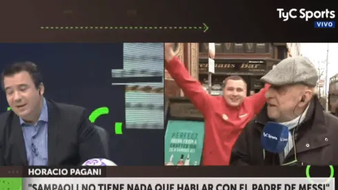 Hubo enojo y risas en el móvil de Horacio Pagani.
