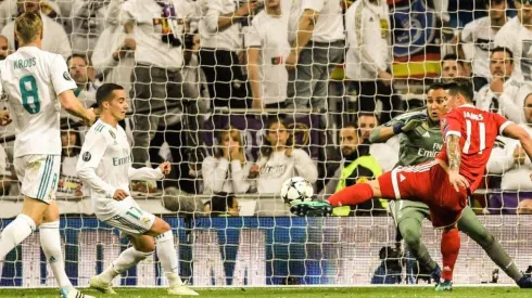 LA TUVO JAMES. James Rodríguez pudo convertir en el primer tiempo contra Real Madrid (Foto: Getty).
