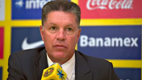 011260515RJRDI_CONF_AME_PELAEZ – Photo during America Press Conference, in the photo: Ricardo PelaezFoto durante la Conferencia de Prensa del America, en la Foto: Ricardo Pelaez26/05/2015/ MEXSPORT / Javier Ramirez