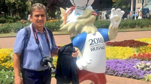 Jorge Luis Pinto se encuentra en Rusia como analista para radio y televisión de Colombia
