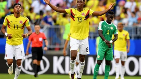 Colombia líder a octavos, gracias a la cabeza de Yerry Mina