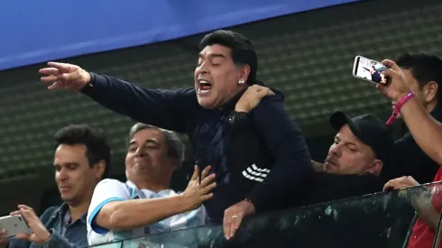 Maradona apoya al Tricolor en Rusia 2018.
