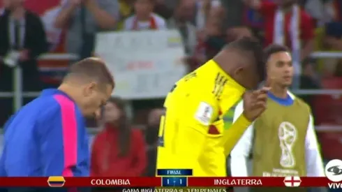 El llanto de los jugadores de Colombia tras la eliminación de Rusia 2018. (Foto: Getty)
