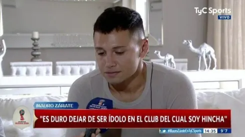 Mauro Zárate, ahora nuevo jugador de Boca.
