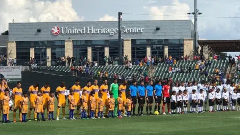 Pachuca y Tigres disputaron partido amistoso de pretemporada.
