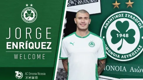 Chatón Enríquez se transformó en el refuerzo de AC Omonia Nicosia de Chipre.
