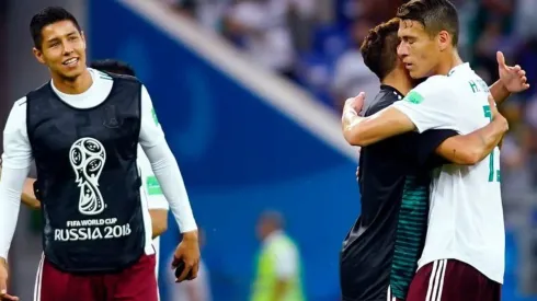 Héctor Moreno agradeciendo con la Selección Mexicana.
