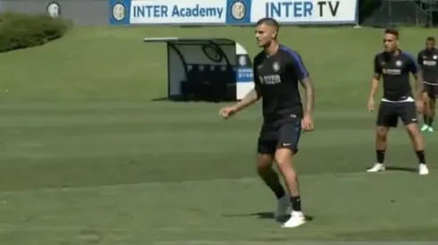 Dupla argenta: Icardi asistió de espaldas y Lautaro rompió el arco con Inter