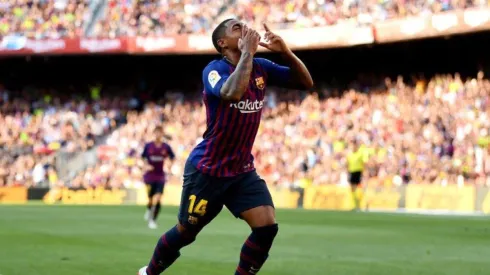 Foto de Malcom, jugador de Barcelona.
