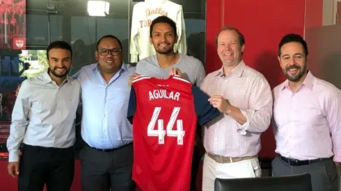 Tras su bienvenida oficial, Aguilar se expresó en su cuenta de Instagram.
