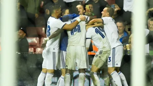 A LA EUROPA LEAGUE. Copenhague celebra tras los penales contra Atalanta.
