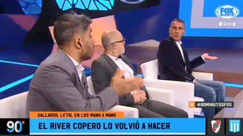 Bulos comparó a River con el Boca de Bianchi y Cascini casi se muere en vivo