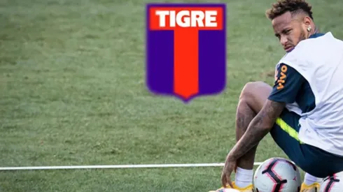 En Tigre hay un jugador que se hace el amigo de Neymar