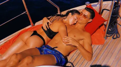 Foto de Georgina Rodríguez y Cristiano Ronaldo.
