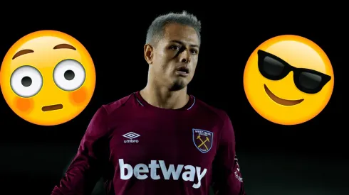 Foto de Javier Hernández, jugador del West Ham.
