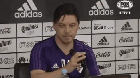 Foto de Marcelo Gallardo, entrenador de River.
