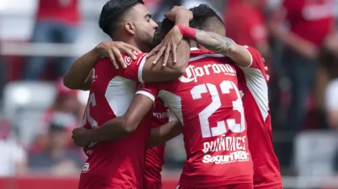 DE ORO. Los tres puntos que prácticamente califican a los Diablos. (Foto: Mexsport).
