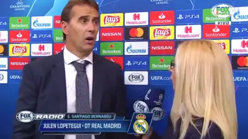 Foto de Lopetegui, entrenador del Real Madrid.
