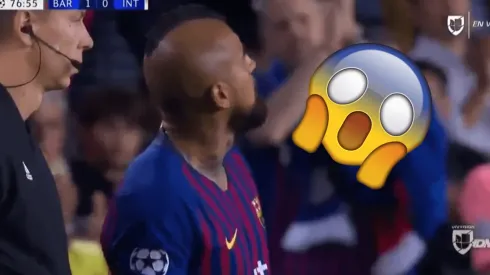 Foto de Arturo Vidal, jugador de Barcelona.
