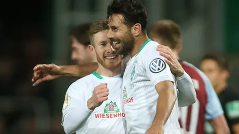 El Bombardero ya lleva dos goles desde que regresó a Werder Bremen.
