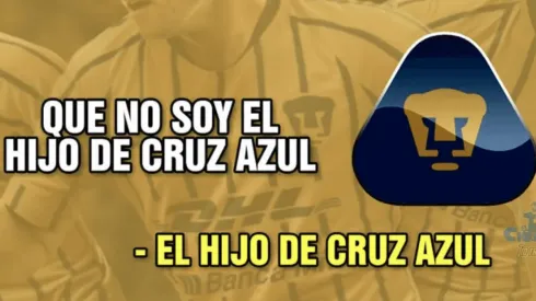 Ahora es Cruz Azul el que goza de los memes y Pumas lo sabe