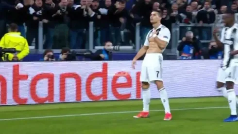 Cristiano Ronaldo hizo un golazo y lo festejó ¡mostrando sus abdominales!