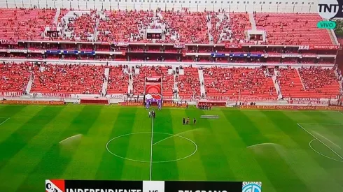 El Libertadores con poca gente.
