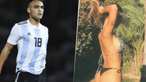 La novia de Lautaro Martínez subió dos fotos de espaldas, en bikini y disfrutando el sol