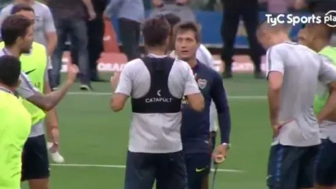 Guillermo y una divertida secuencia en la práctica abierta.