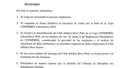 Tiembla River: se filtró el documento que Boca llevó a Paraguay