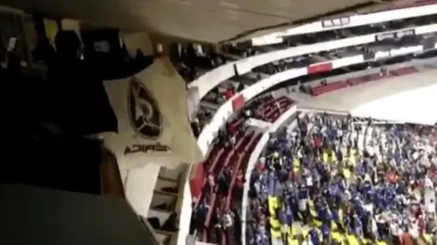 Lamentable provocación en el partido de Cruz Azul.
