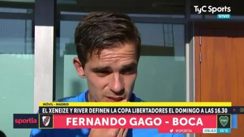 Gago: "Hubiera preferido jugar la final en donde correspondía"