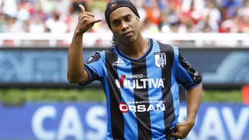 Ronaldinho recordó su paso por Querétaro de México